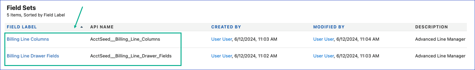 Field set Field Label and API Name naming convention