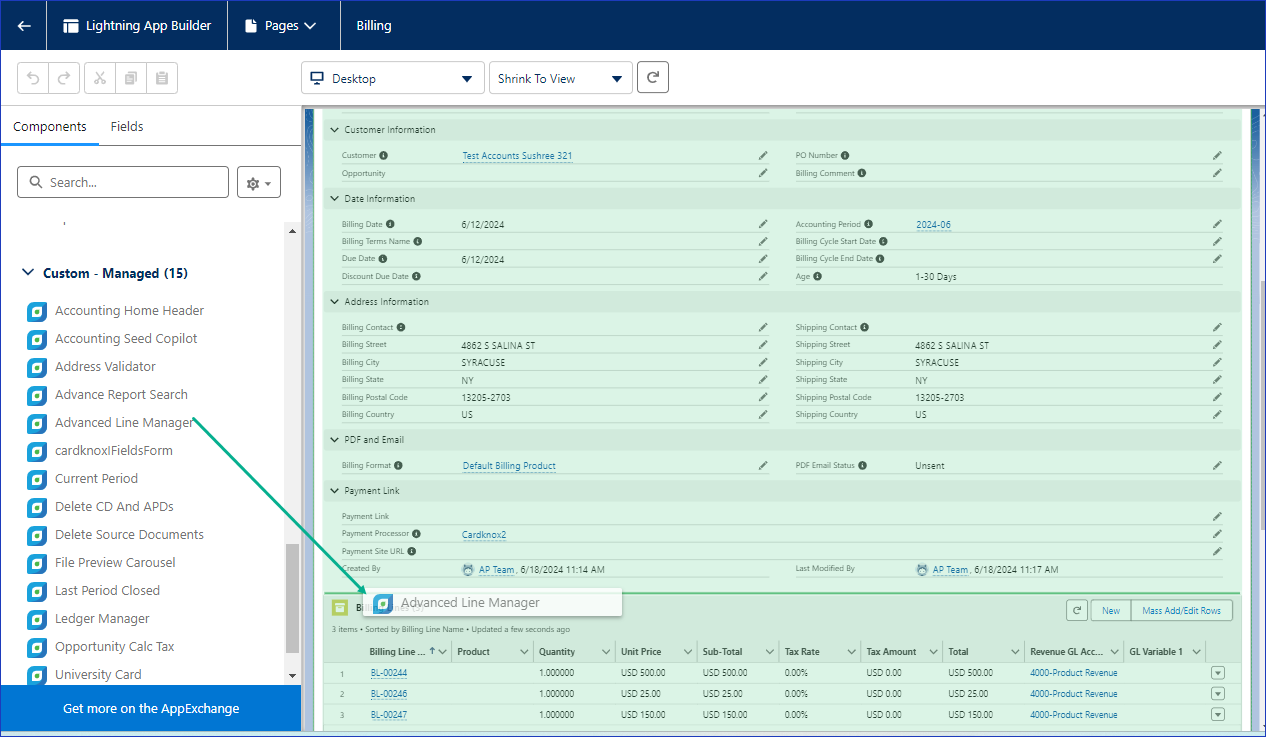 Advanced Line Manager